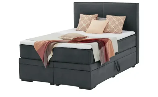 Boxi Boxspringbett mit Bettkasten Boxi Urban | Anthrazit, 140 cm