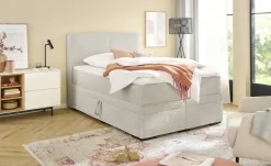 Boxi Boxspringbett mit Bettkasten Boxi Urban | Natur, 140 cm