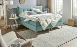 Boxspringbett Ferill | Petrol, 140 cm | Möbel Höffner