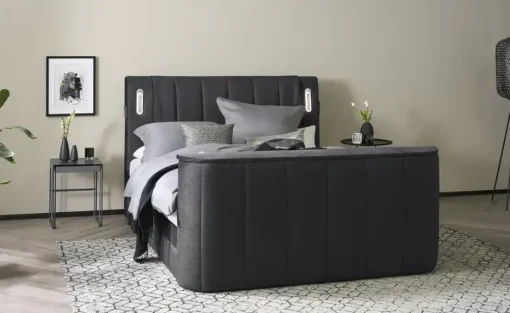 Boxspringbett Hertfordshire | Schwarz | Möbel Höffner