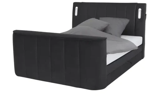 Boxspringbett Hertfordshire | Schwarz | Möbel Höffner