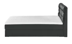 Boxspringbett Lina | Schwarz, 140 cm | Möbel Höffner