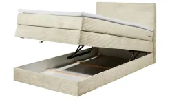 Boxspringbett Lumb | 140 cm, Creme | Möbel Höffner
