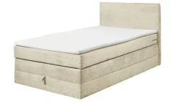 Boxspringbett Lumb | 140 cm, Creme | Möbel Höffner