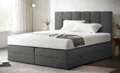 Boxspringbett mit Bettkasten Leeds | 140 cm, 4 cm