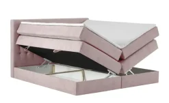 Boxspringbett mit Bettkasten Barcelona | Rosé, 140 cm