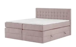 Boxspringbett mit Bettkasten Barcelona | Rosé, 140 cm