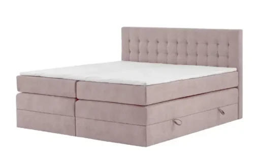 Boxspringbett mit Bettkasten Barcelona | Rosé, 140 cm