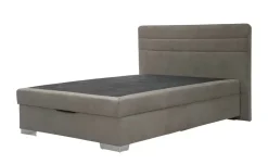 Boxspringbett mit Bettkasten Hackney | Taupe, 140 cm