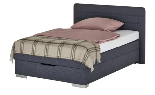 Boxspringbett mit Bettkasten Hackney | Petrol, 120 cm