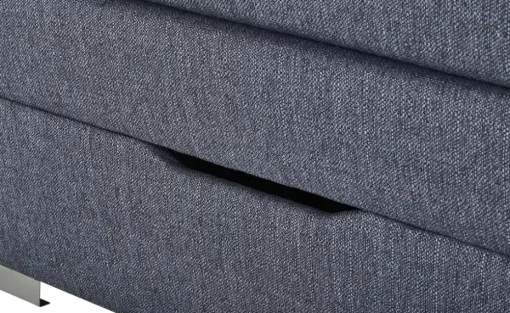 Boxspringbett mit Bettkasten Hackney | Petrol, 120 cm