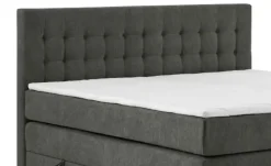 Boxspringbett mit Bettkasten Barcelona | Anthrazit, 120 cm