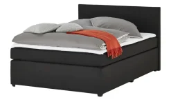 Boxspringbett mit Matratze und Topper, H2 Duke | Anthrazit, 140 cm