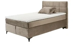 Boxspringbett Navarra | Steingrau, 140 cm | Höffner