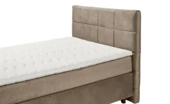 Boxspringbett Navarra | Steingrau, 140 cm | Höffner