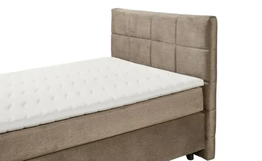 Boxspringbett Navarra | Steingrau, 140 cm | Höffner