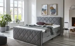 Boxspringbett Shropshire | Grau | Möbel Höffner