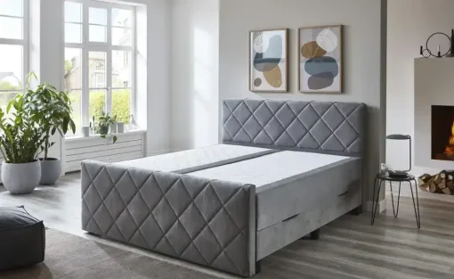 Boxspringbett Shropshire | Grau | Möbel Höffner