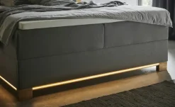 Boxspringbett USB-Anschluss & LED- Beleuchtung  Clara | Anthrazit, 180 cm