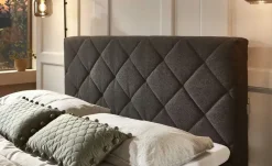 Boxspringbett USB-Anschluss & LED- Beleuchtung  Clara | Anthrazit, 120 cm