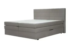 Boxspringbett Vito | Hellgrau, ohne Fußteil | Höffner