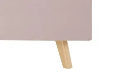 Boxspringbett Weave | Rosa, 140 cm | Möbel Höffner