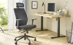 Bürodrehstuhl Kyll | Schwarz | Möbel Höffner