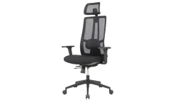Büro-Drehstuhl Zaber | Schwarz | Möbel Höffner