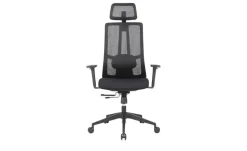 Büro-Drehstuhl Zaber | Schwarz | Möbel Höffner