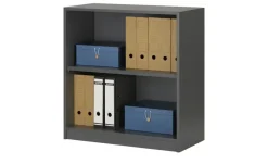 Büroregal SOLIDLine | Graphit, 80 cm | Möbel Höffner