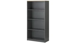 Büroregal SOLIDLine | Graphit, 80 cm | Möbel Höffner