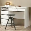 Büroschreibtisch Finow | Weiß | Möbel Höffner