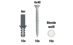 buchheister Schraubenset Level 10er Set | Möbel Höffner