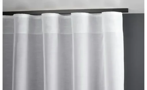 buchheister Vorhangschiene smart 1-Lauf | 160 cm, Schwarz