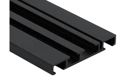 buchheister Vorhangschiene Level 2-Lauf | 200 cm, Schwarz