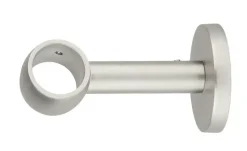 buchheister Wandträger noble | 9,8 cm, edelstahlfarben