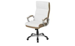 Chefsessel beige & weiß Weißach 2 | Möbel Höffner