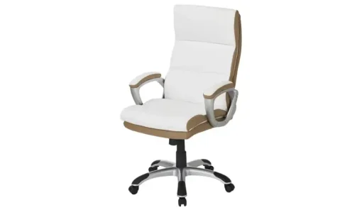 Chefsessel beige & weiß Weißach 2 | Möbel Höffner