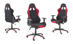 Chefsessel mcRacing 1 | Schwarz, Rot | Möbel Höffner