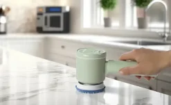 CleanMaxx Akku-Reinigungsbürste 5-teilig 13380