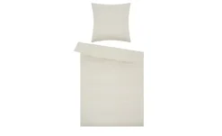 como Baumwoll-Viskose-Bettwäsche Casablanca | Creme