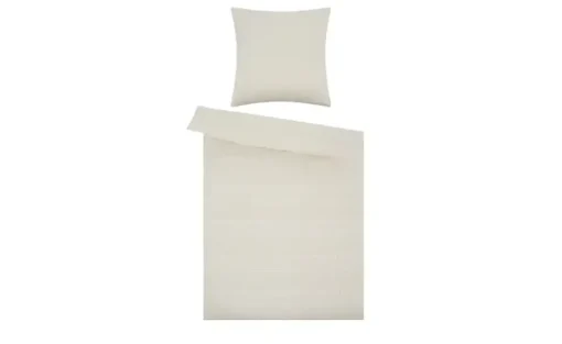 como Baumwoll-Viskose-Bettwäsche Casablanca | Creme