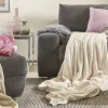 como Fleecedecke Zopf | Taupe | Möbel Höffner