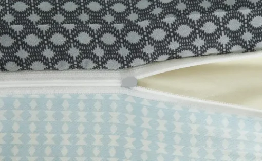 Como Green Mako-Satin Bettwäsche | Blau, Grau | Höffner