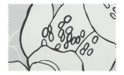 Como Green Mako-Satin Bettwäsche Blumen | 135x200 cm