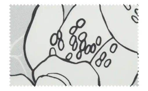 Como Green Mako-Satin Bettwäsche Blumen | 135x200 cm