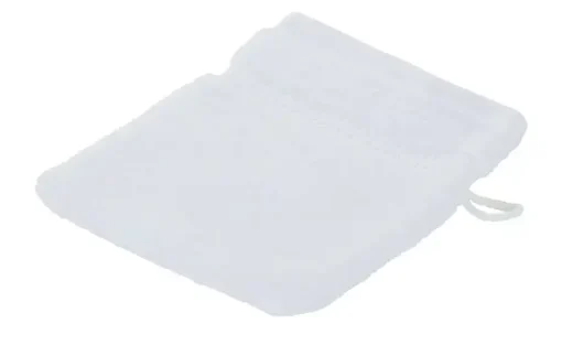 Como Green Waschhandschuh Kuschel Wuschel | Weiß, 16x21 cm