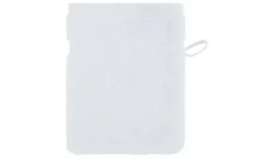 Como Green Waschhandschuh Kuschel Wuschel | Weiß, 16x21 cm