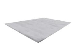 como Hochflorteppich Bunny | 80x150 cm, silberfarben