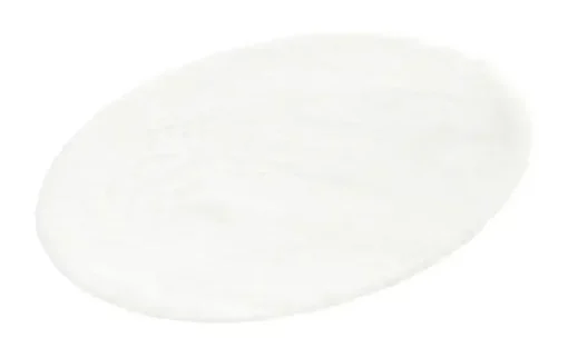 como Hochflorteppich Bunny | Ø 80 cm, Weiß | Höffner